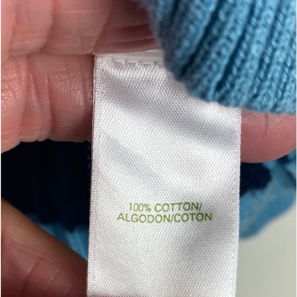 Liz golf Plus Size 2X Knit V-Neck Sweater Striped Cotton NWOT - Picture 12 of 12